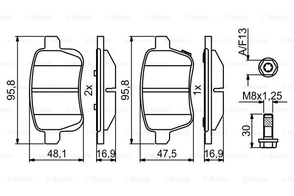 Brake Pad Set, disc brake