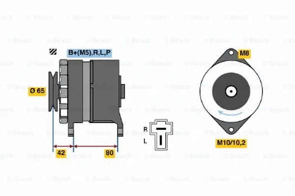 Alternator (0 986 032 641)