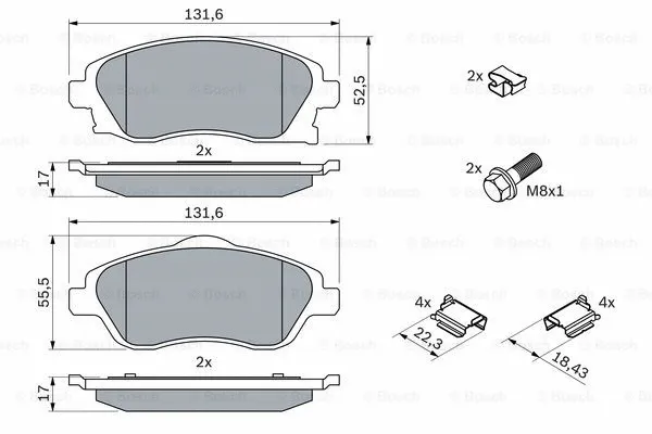 Brake Pad Set, disc brake