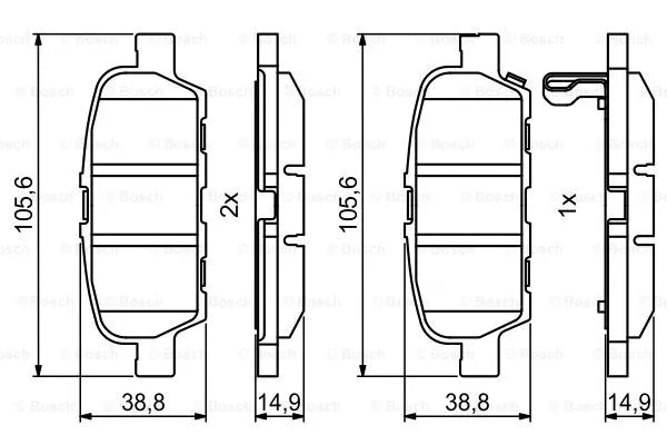 Brake Pad Set, disc brake