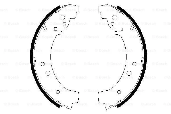 Brake Shoe Set (0 986 487 217)