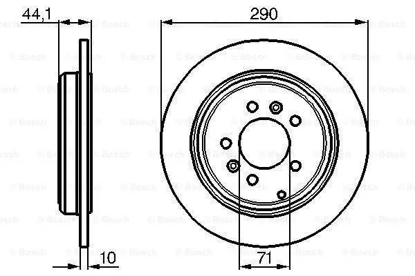 Brake Disc (0 986 478 556)