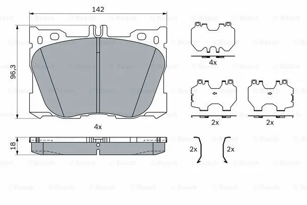 Brake Pad Set, disc brake