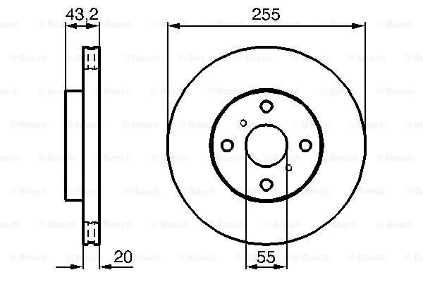 Brake Disc (0 986 479 012)