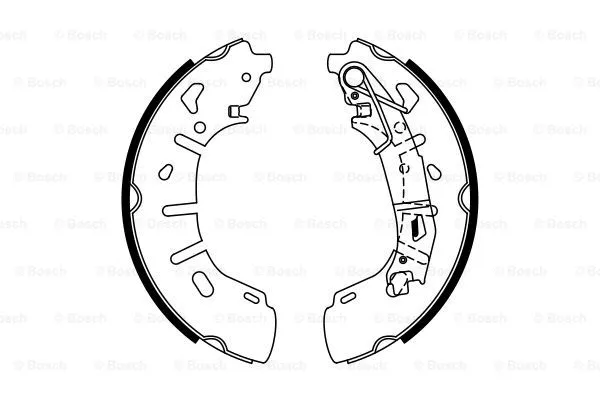 Brake Shoe Set (0 986 487 773)