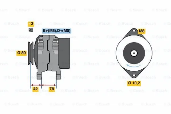 Alternator (0 123 310 033)