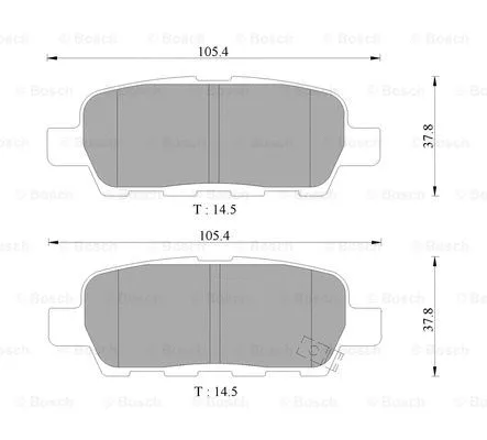 Brake Pad Set, disc brake (0 986 AB9 283)