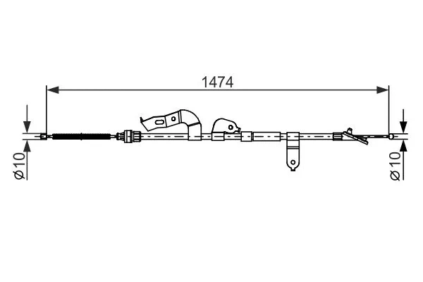 Cable Pull, parking brake