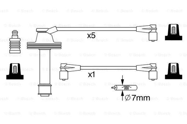 Ignition Cable Kit (0 986 357 232)