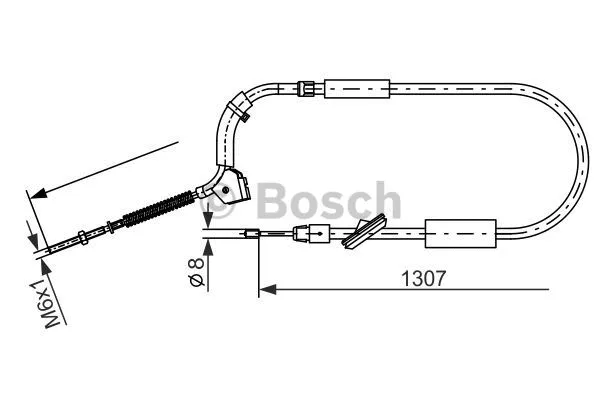 Cable Pull, parking brake