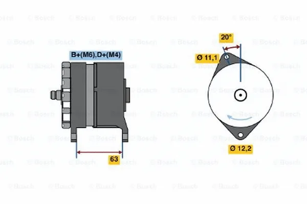 Alternator (0 120 469 634)