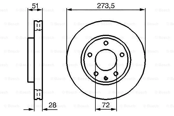 Brake Disc (0 986 479 016)
