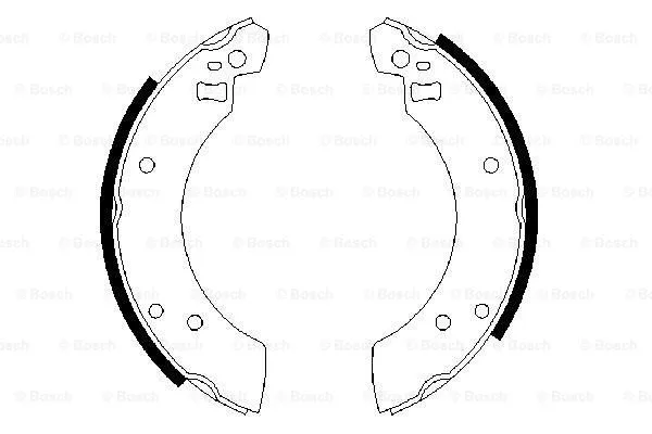 Brake Shoe Set (0 986 487 475)