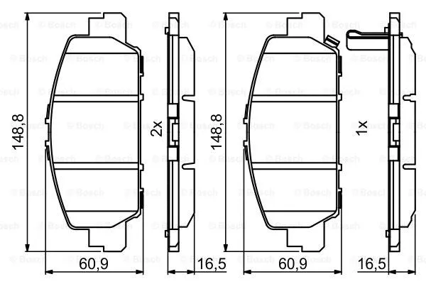 Brake Pad Set, disc brake