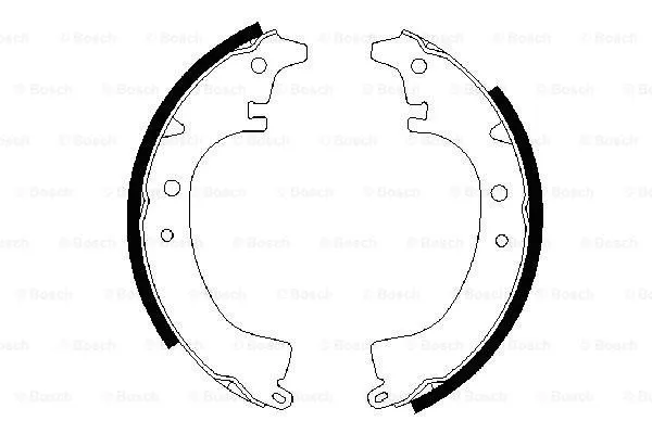 Brake Shoe Set (0 986 487 294)