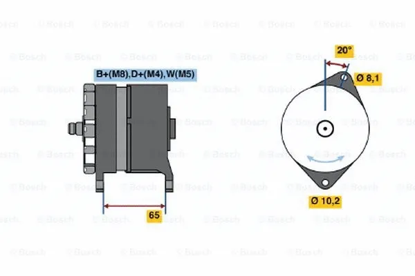 Alternator (0 120 468 154)