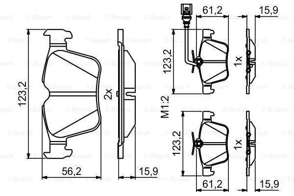 Brake Pad Set, disc brake