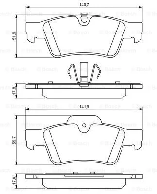 Brake Pad Set, disc brake