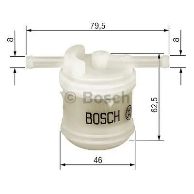Fuel Filter (0 986 450 117)