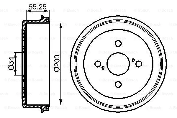 Brake Drum (0 986 477 082)