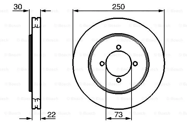 Brake Disc (0 986 478 458)