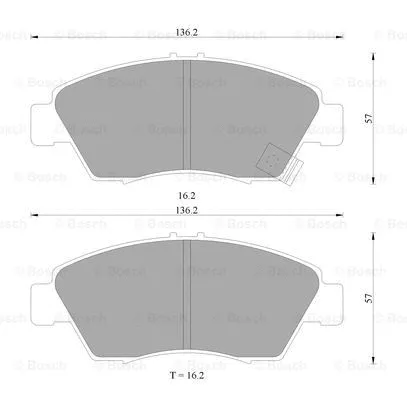 Brake Pad Set, disc brake (0 986 505 948)