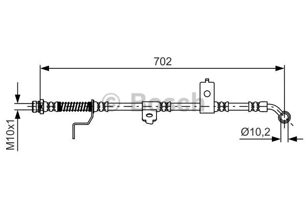 Brake Hose (1 987 481 604)