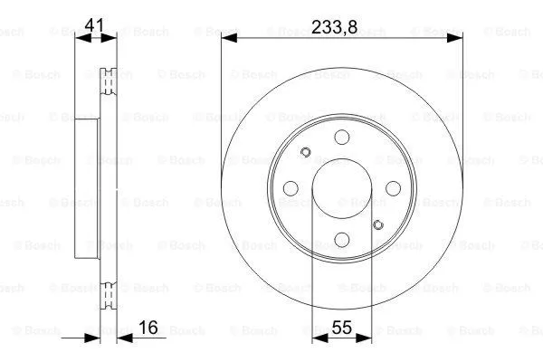 Brake Disc (0 986 479 352)