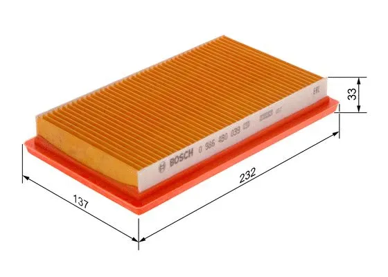 Air Filter (0 986 4B0 039)