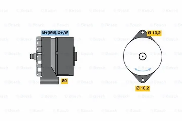 Alternator (0 986 031 250)