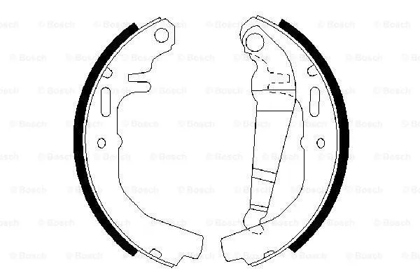 Brake Shoe Set (0 986 487 071)