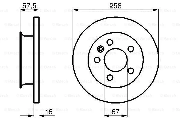 Brake Disc (0 986 478 544)