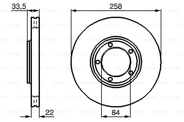 Brake Disc (0 986 478 530)