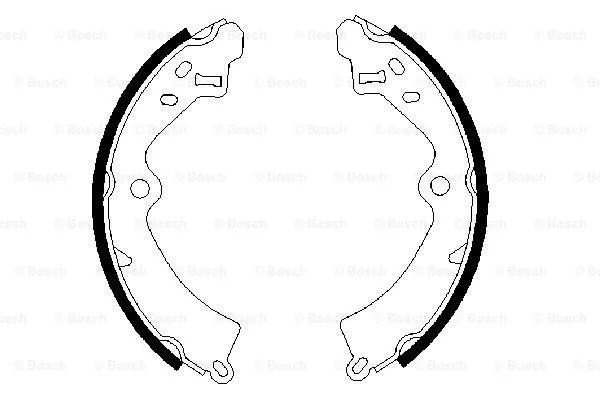 Brake Shoe Set (0 986 487 268)