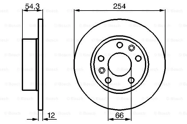 Brake Disc (0 986 478 289)