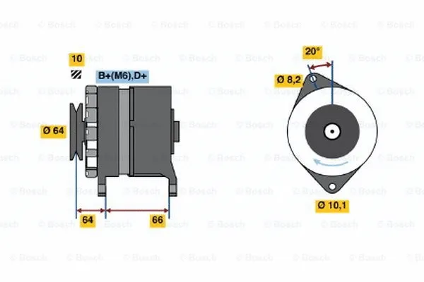 Alternator (0 120 489 344)