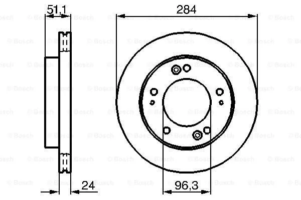 Brake Disc (0 986 479 020)