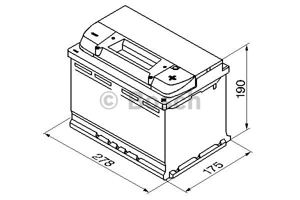 Starter Battery (0 092 S50 080)