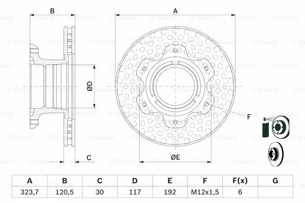Brake Disc (0 986 479 E48)