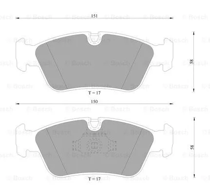 Brake Pad Set, disc brake (0 986 AB4 694)