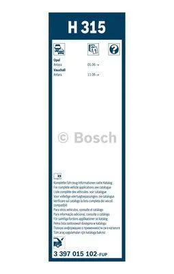 Wiper Blade (3 397 015 102)