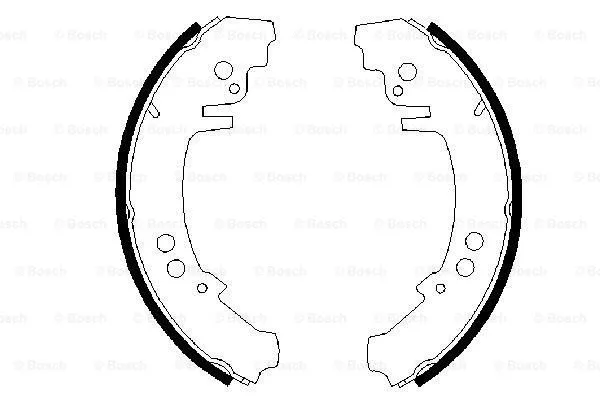 Brake Shoe Set (0 986 487 421)