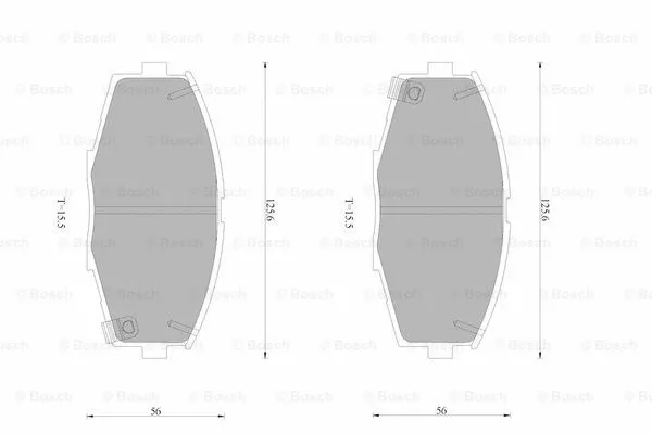 Brake Pad Set, disc brake (0 986 AB9 321)