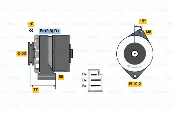 Alternator (0 120 489 203)