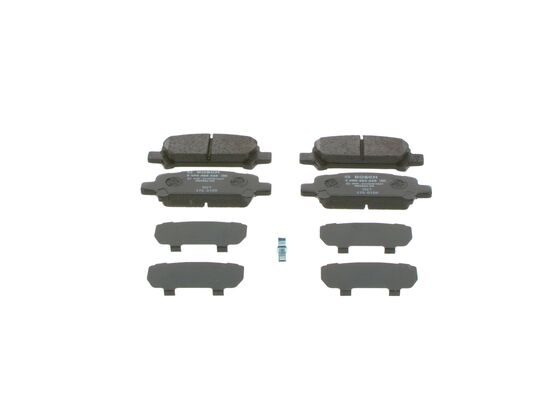 Brake Pad Set, disc brake (0 986 494 445)