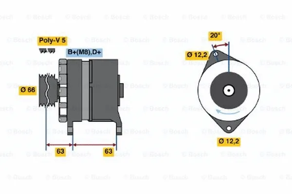 Alternator (0 120 469 034)