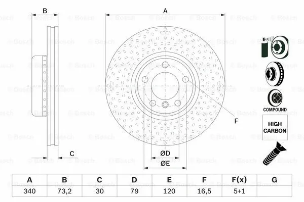 Brake Disc (0 986 479 E11)