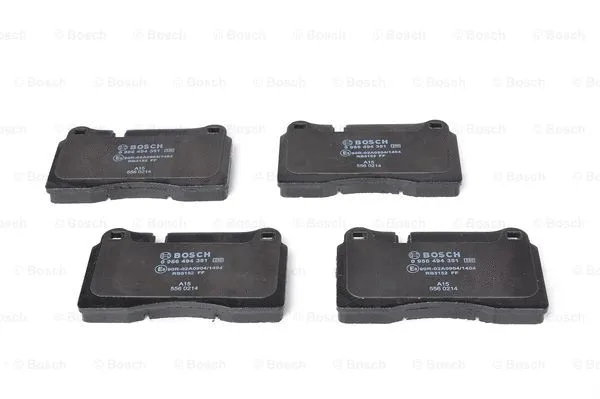Brake Pad Set, disc brake (0 986 494 351)