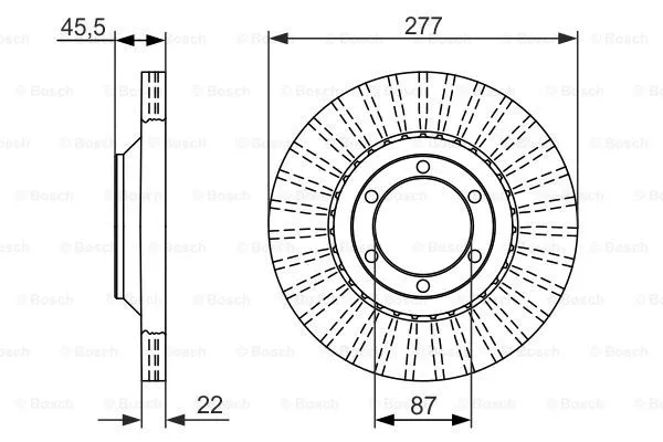 Brake Disc (0 986 479 702)