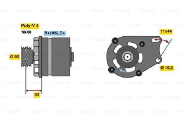 Alternator (0 986 038 621)